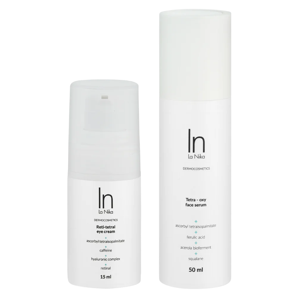 zestaw rozświetlający do twarzy Bright Look Duo